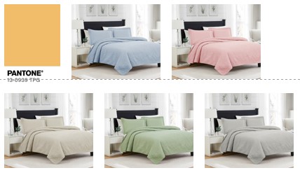 Mila 3pc Pinsonic Quilt Queen Assorted