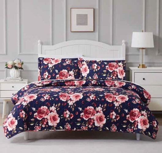 Mayfair Allison 3pc Pinsonic Quilt Queen