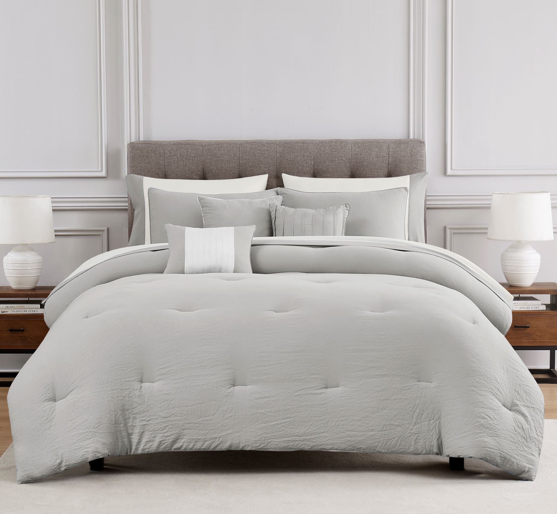 Allia 10PC Washed Comf Silver-K