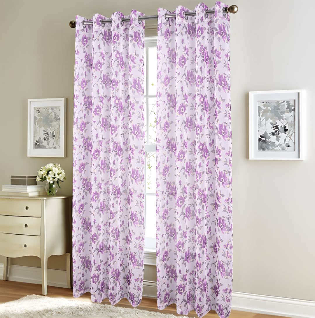 Meadow 95 Grom Metallic Printed Doily Lilac