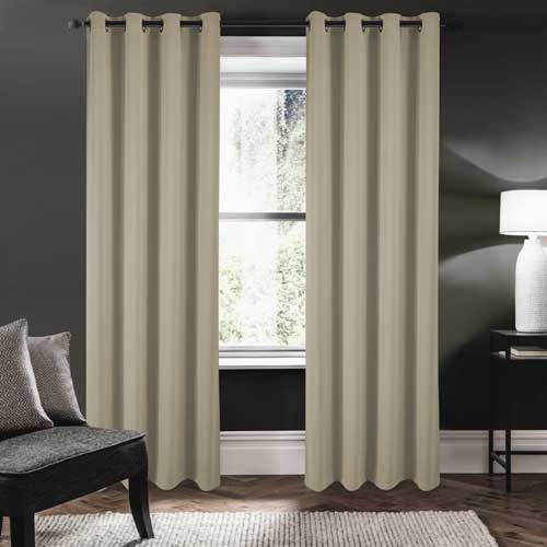Riley 100% Blackout Grommet Panels 84" Taupe