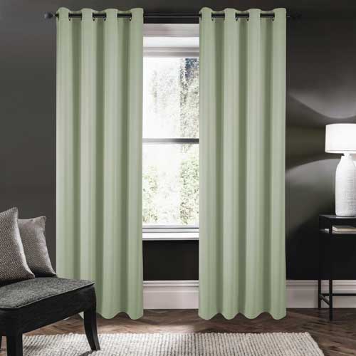 Riley 100% Blackout Grommet Panels 95" Sage