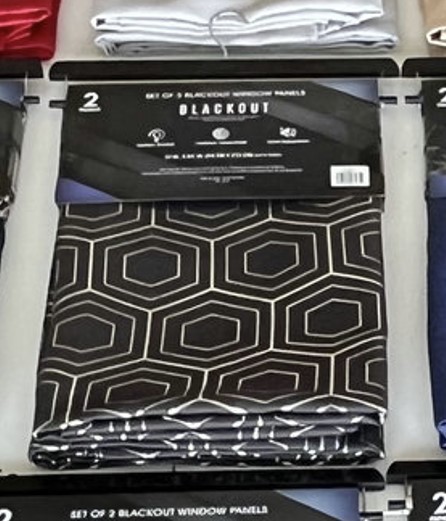 Foil Blackout 2pk Panel 84" Charcoal