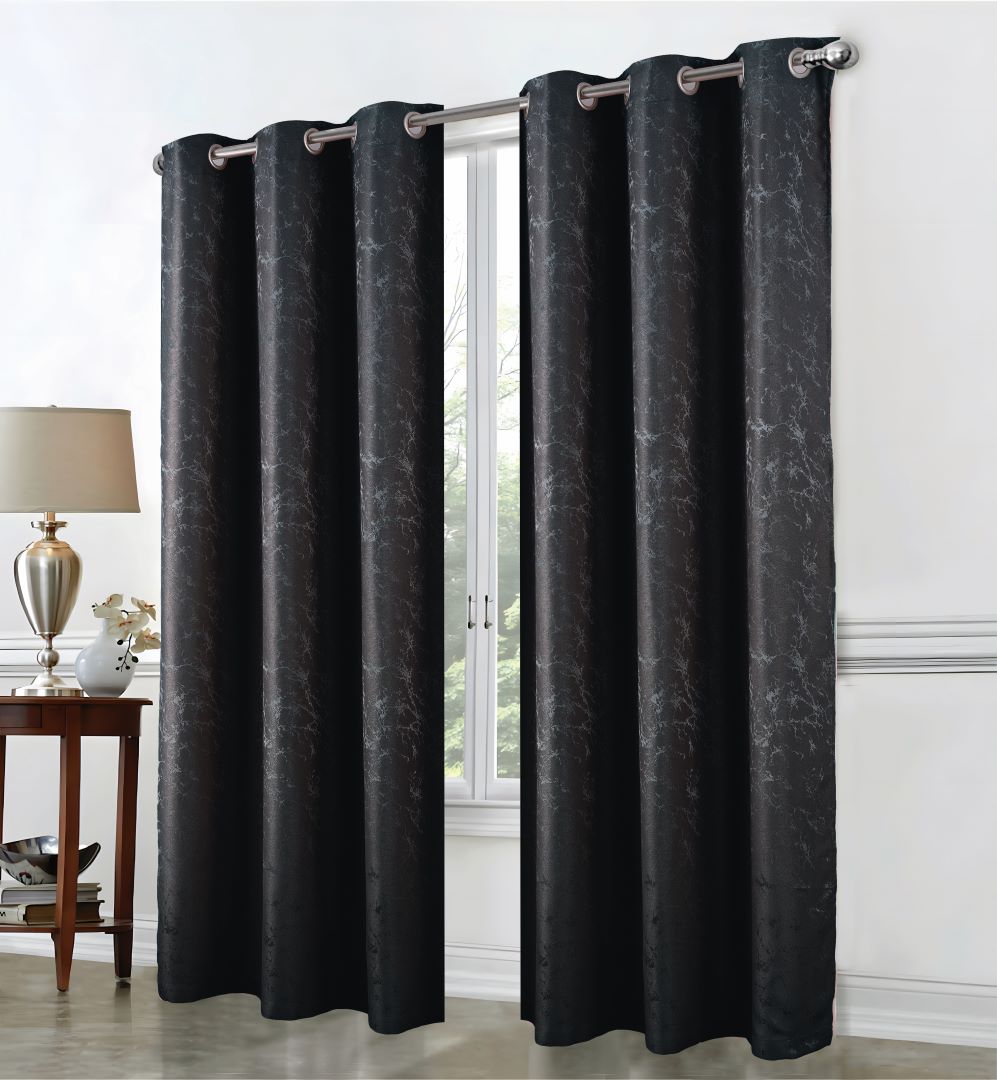 Cosmo Shimmer Jacq 2pk Grom Panel Pair 84" Black