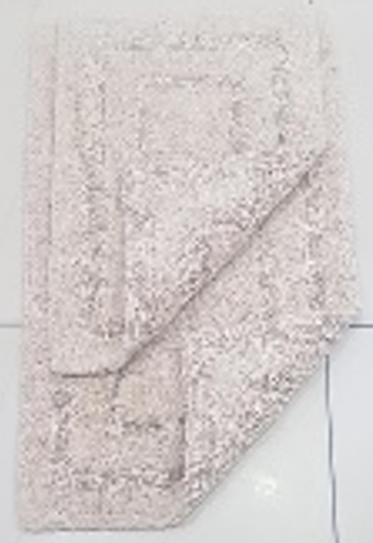 Parker 2pc Rev Cotton Bath Rug Set Taupe