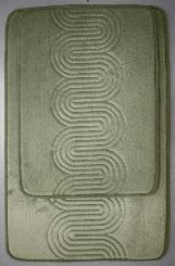 Canary 2Pc MF  Bath Rug Sets Sage
