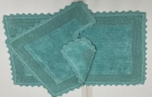 Alito 2pc Cotton Bath Rug Set Ivory