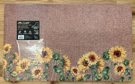 Anti-Fatigue Sunflower Printed  Mat 18"/30"