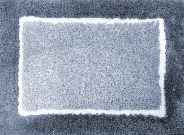 Blissful 2pc Bath Rug Set 17x24/20x32 Blue