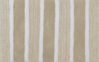 Brezza 2pc Bath Rug Set 17x24/20x32 Taupe