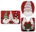 Christmas Gnome 3pc. Bath Rug Set