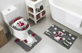 Christmas Reindeer 3pc. Bath Rug Set