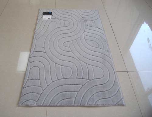 Josie Weaved Cut Pile Rug 30"x48" Silver