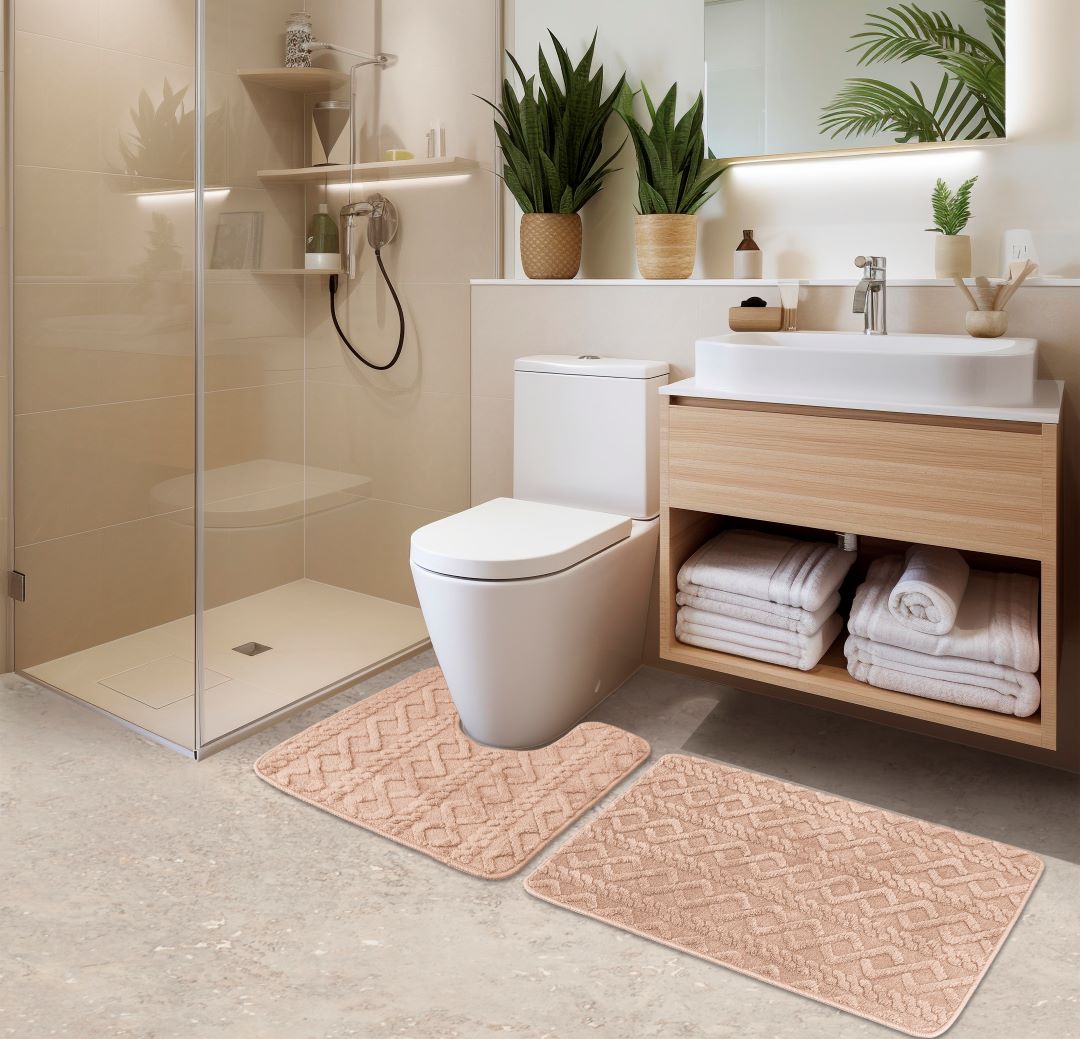 Lattice 2PC Jacq Mat set Beige