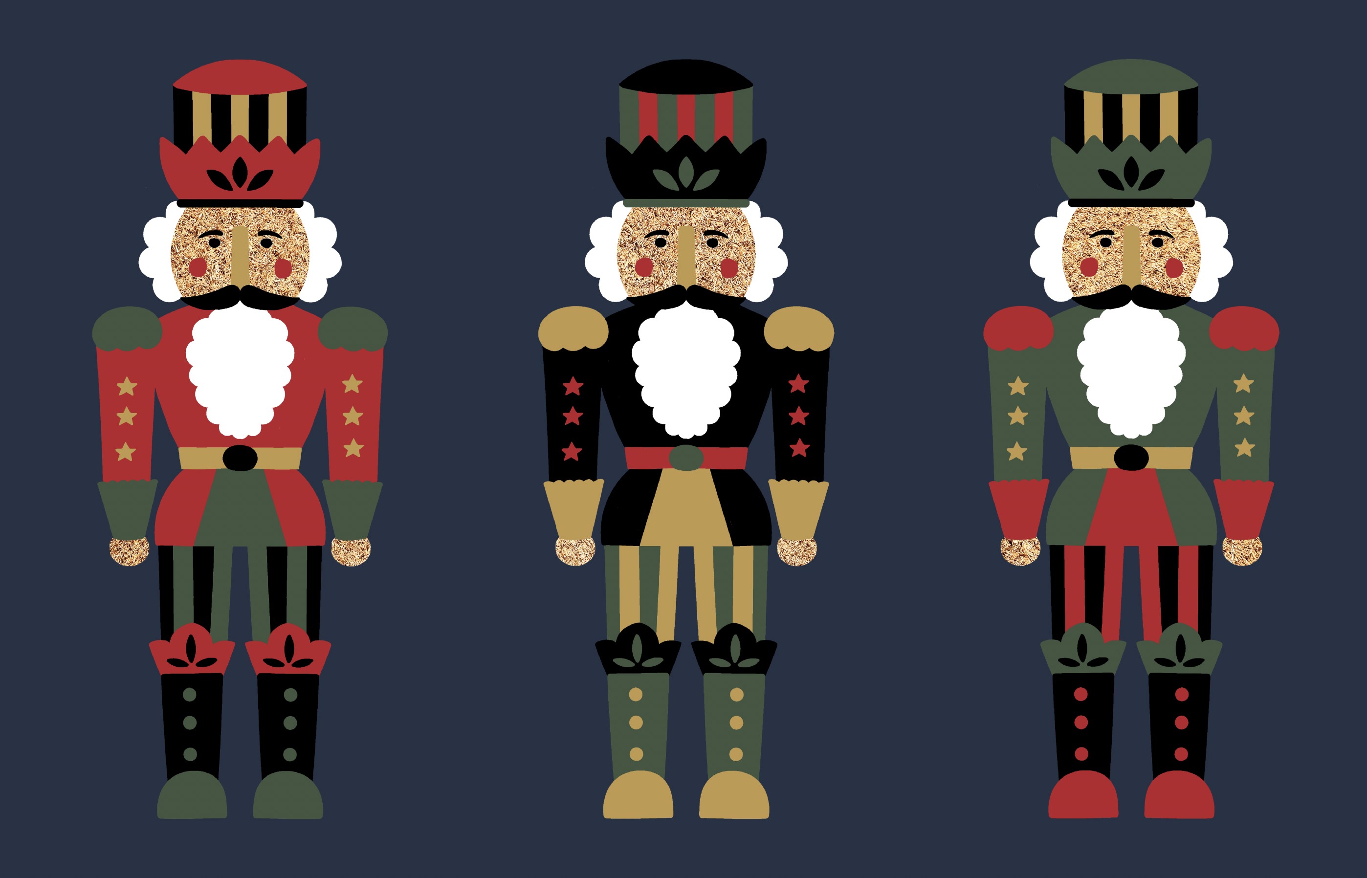 Holiday Printed Coir Nutcracker 18"x 28"