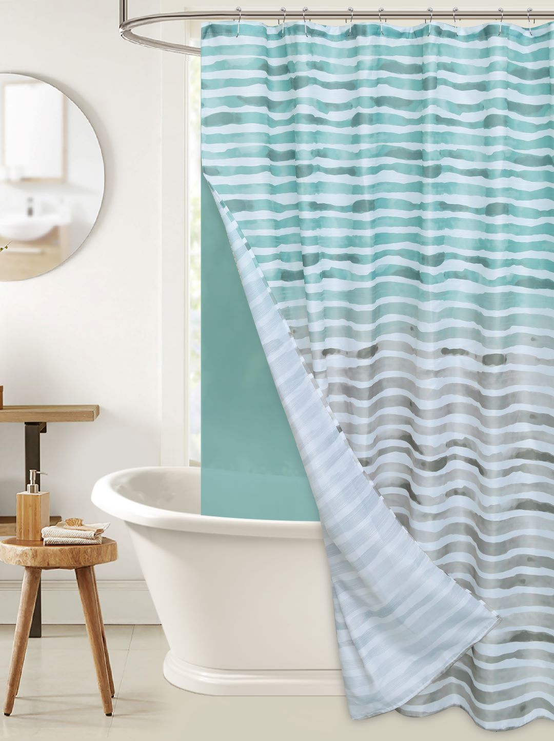 Elliot 14pc Shower Curtain w/Liner