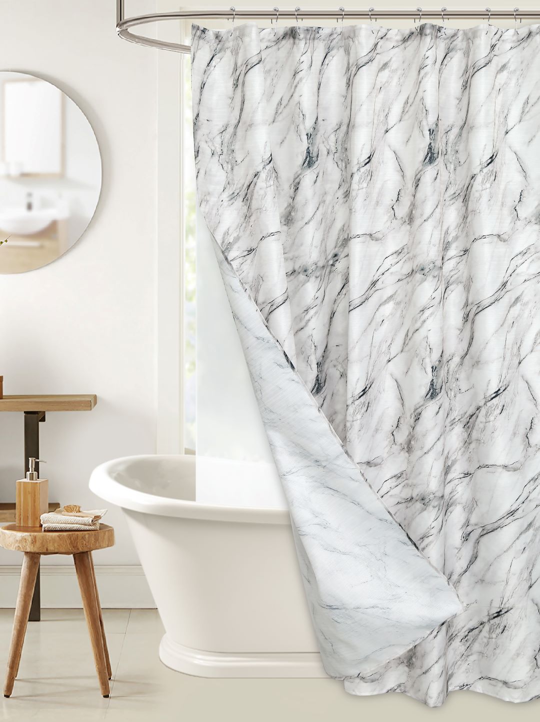 Mercer 14pc Shower Curtain w/Liner