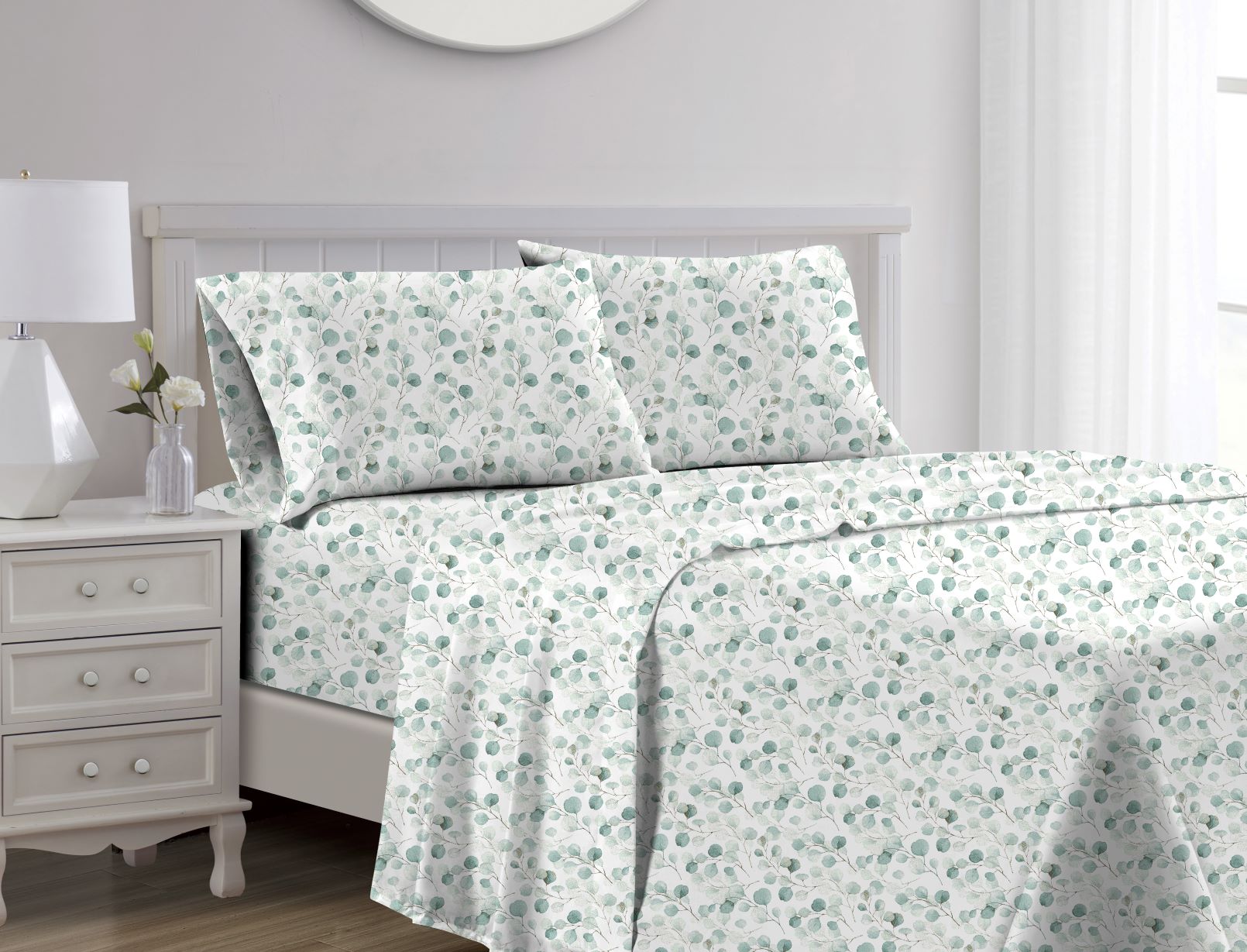 Marley Organic Cotton Printed Sheets Queen