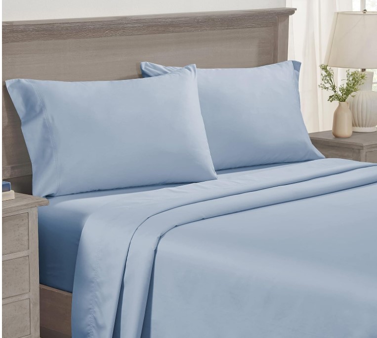 Modern Living 100% Pima Cotton 300TC Sheet Set King Blue