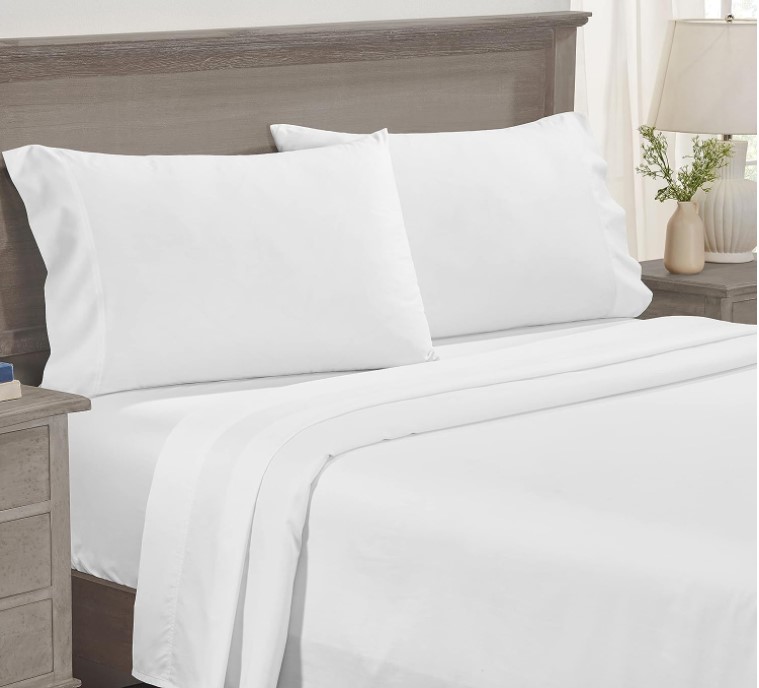 Modern Living 100% Pima Cotton 300TC Sheet Set King White