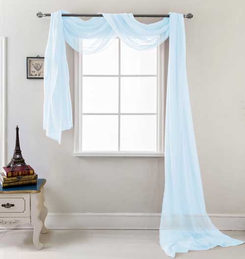 Celine Scarf 54"/216" Blue