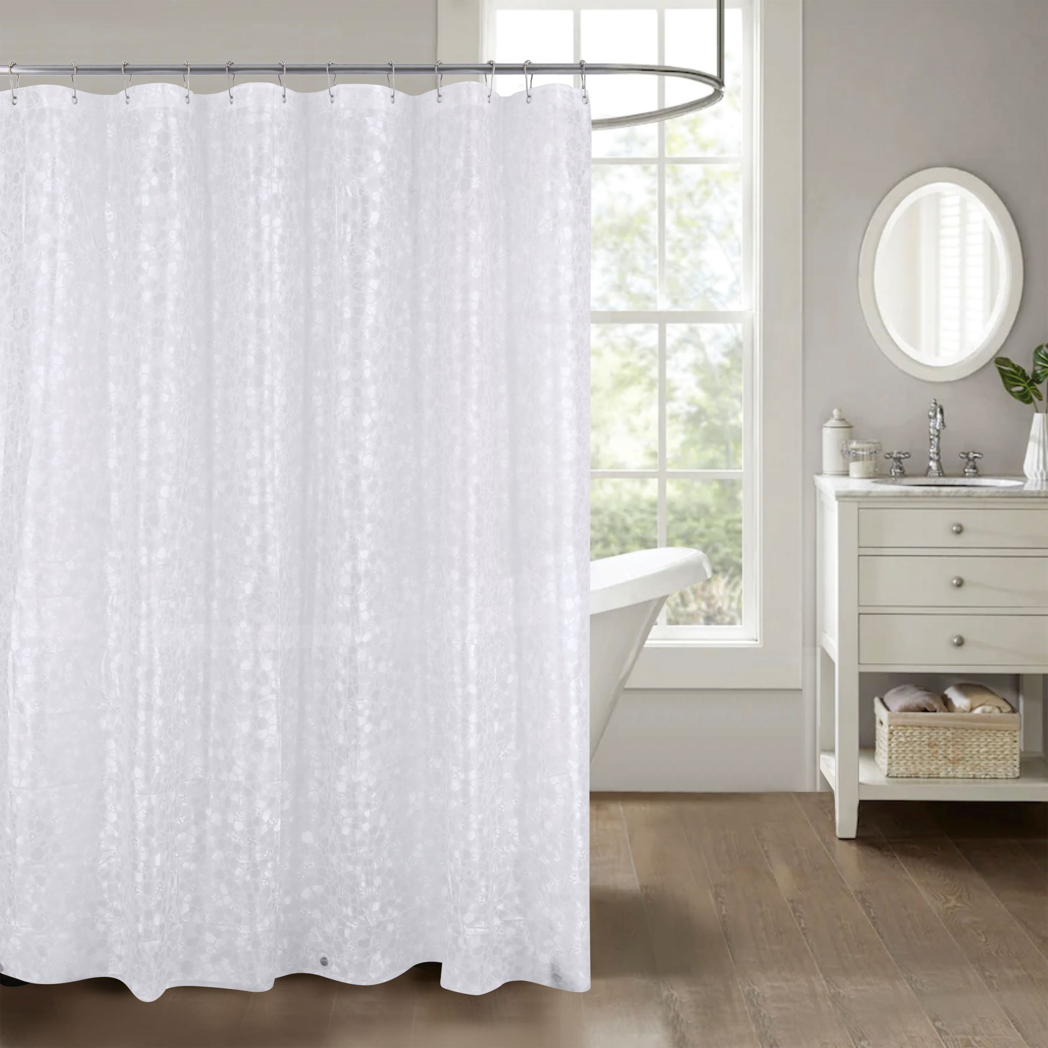 Home Design Terrazzo Embossed Peva Liner Frost