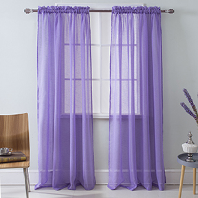 Astro Textured Rod Pocket Panel 90" Lilac