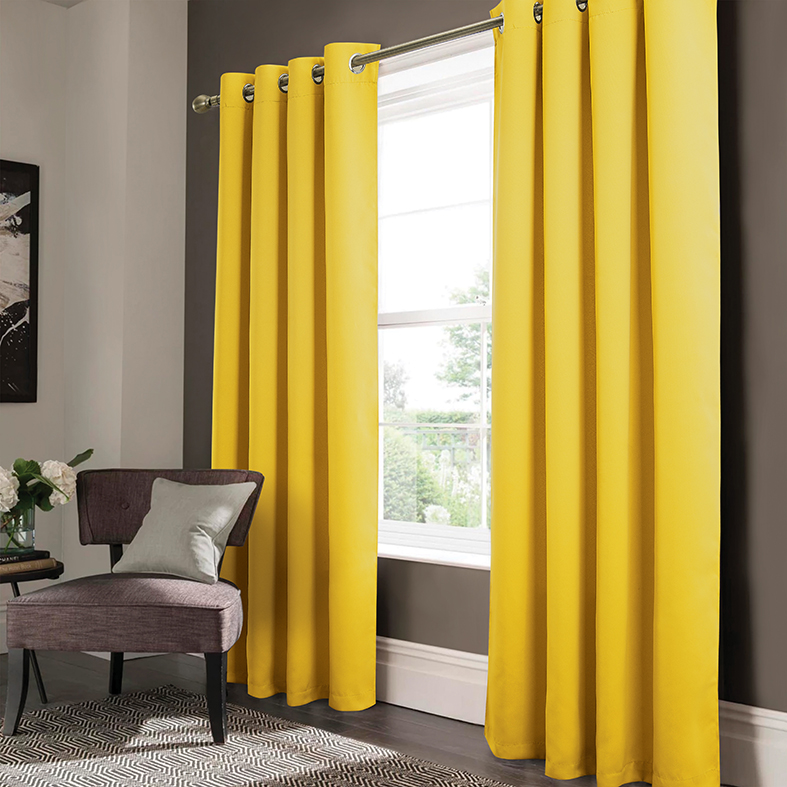 Anchorage Blackout Grommet Panel 84" Yellow