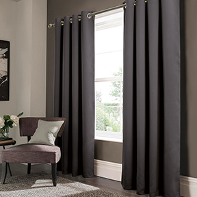 Anchorage 4PK Blackout Grommet Panel Set 84" Charcoal