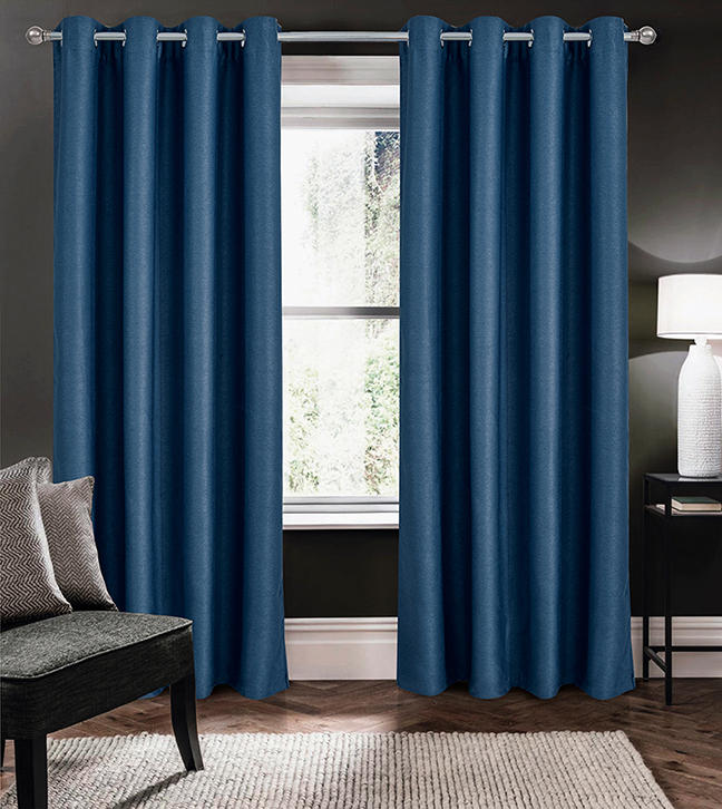 Apollo 100% Blackout Grommet Panel 84" Navy