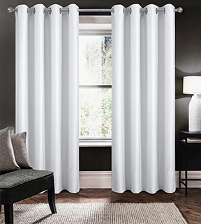 Apollo 100% Blackout Grommet Panel 90" White