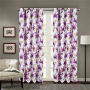 April Printed Blackout Grommet Panel 84" Lilac