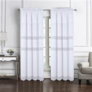 Antonia Macrame RP Panel 84" White