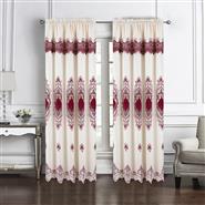 Betsy Macrame RP Panel 84" Burg