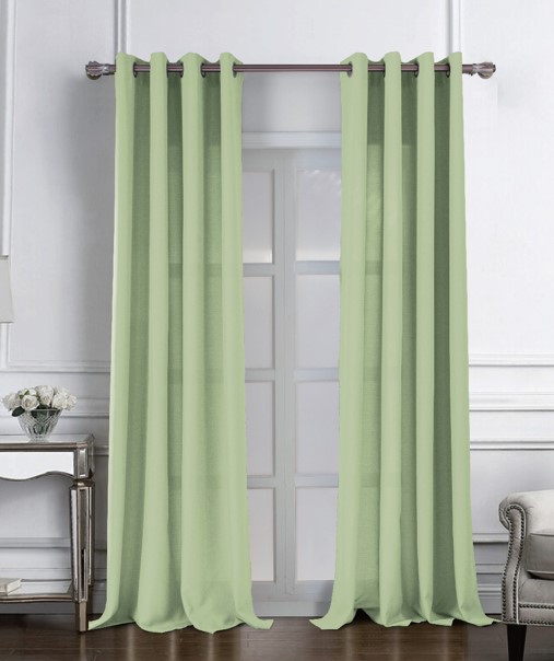 Cole Textured Grommet Panel 84" Sage