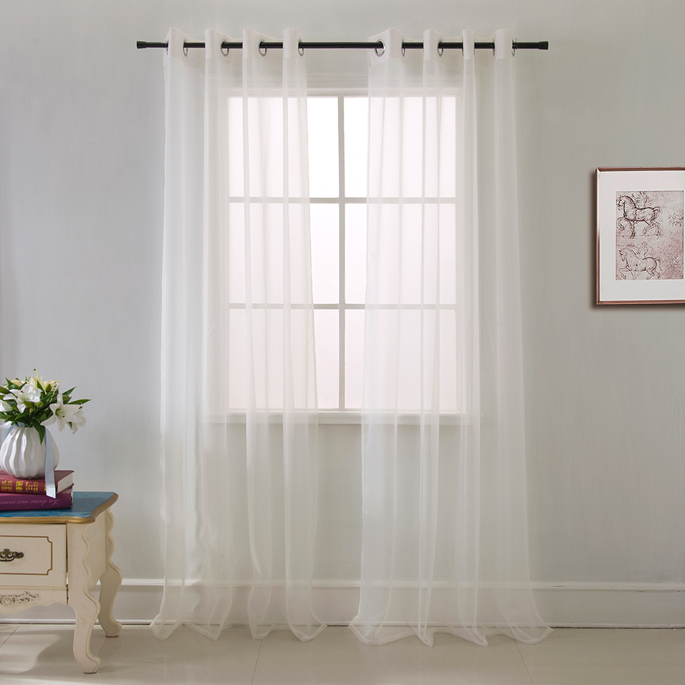 Cara Grommet Panel 90" Beige