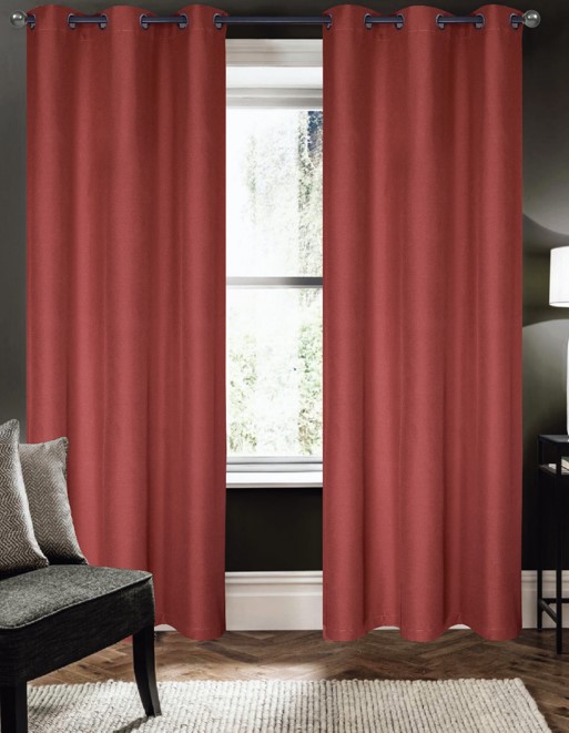 Cabana 100% Blackout Grommet Panel 90" Burgundy