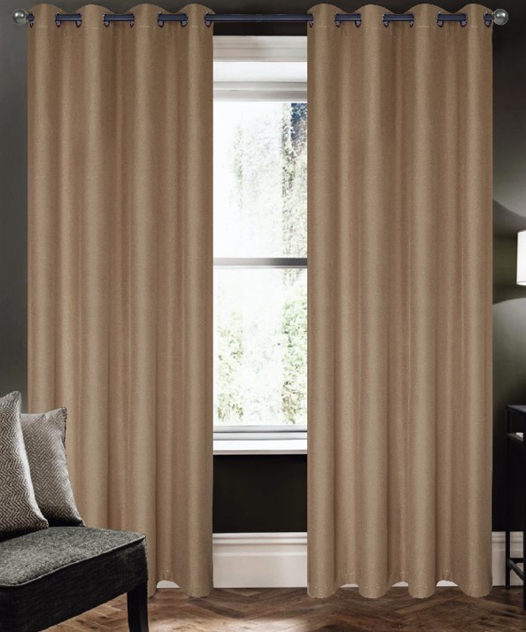 Cabana 100% Blackout Grommet Panel 90" Taupe