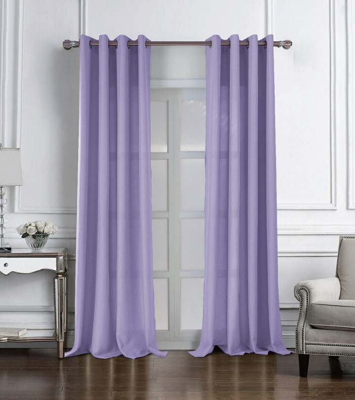 Cole Textured Grommet Panel 95" Lilac