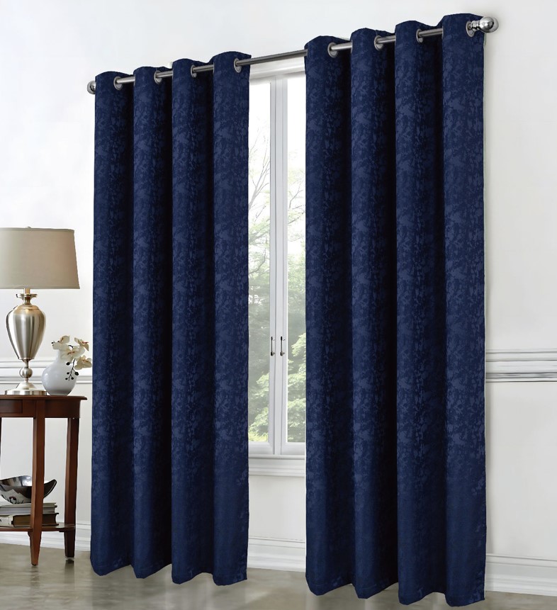 Calypso Shimmer Jacq Grom Panel 90" Navy
