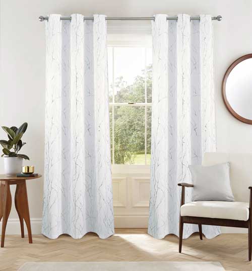 Forest Rubber Blackout Grommet Panel 90" White