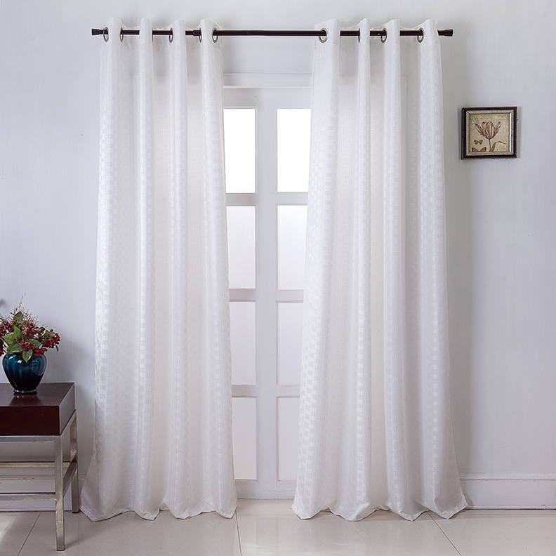 Gianna Grommet Panel 84" White