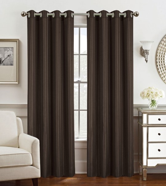 Gilbert Grommet Panel 84" Chocolate