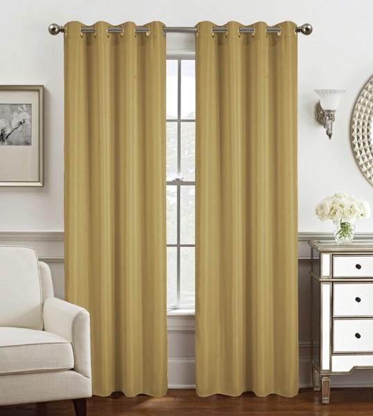 Gilbert Grommet Panel 84" Gold