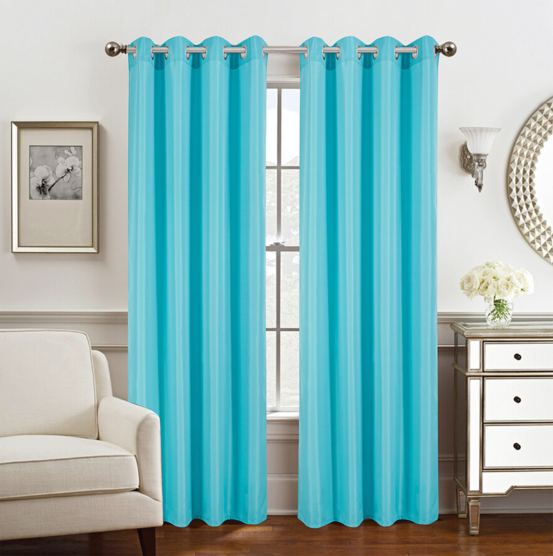 Gilbert Grommet Panel 84" Turquoise