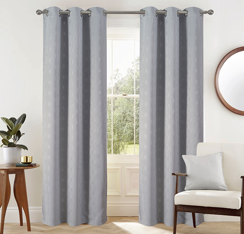 Gatsby Rubber Blackout Grommet Panel 90" Grey