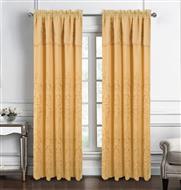 Jayla Embroidered Panel 90" Gold