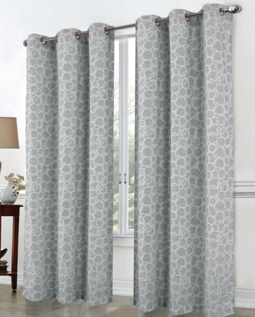 Jasper Lurex Jacq Grom Panel 90" Silver