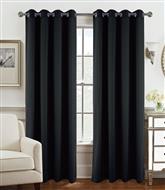 Kennedy Grommet Panel 84" Black