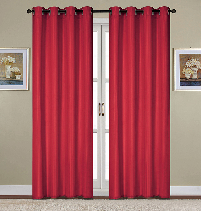 Kennedy Grommet Panel 84" Red